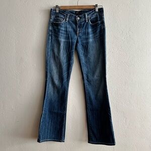 Citizens of Humanity Dita Petite Bootcut Jeans Y2K Distressed Casual Size 27